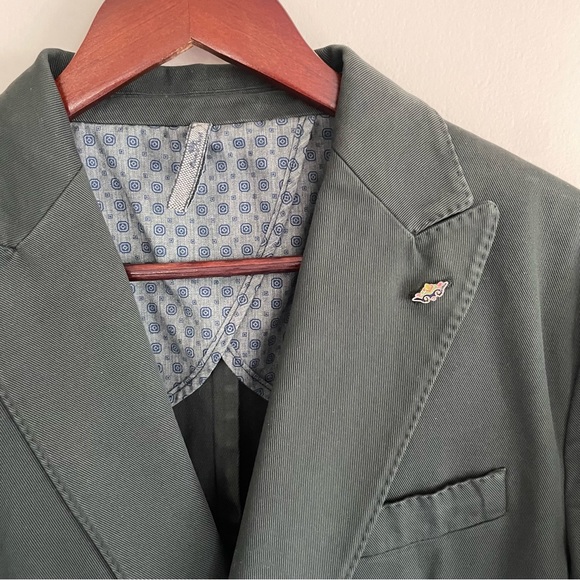 Domenico Tagliente Green Double Breasted Sportcoat size EU52 - Picture 3 of 7